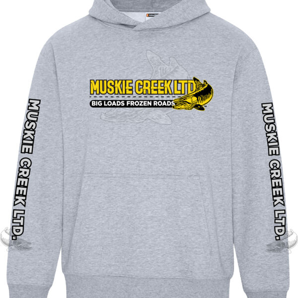 Heavyweight Grey Pullover Hoodie Thumbnail